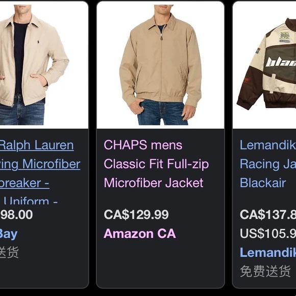 Chaps classic jacket - Picture 2 of 2